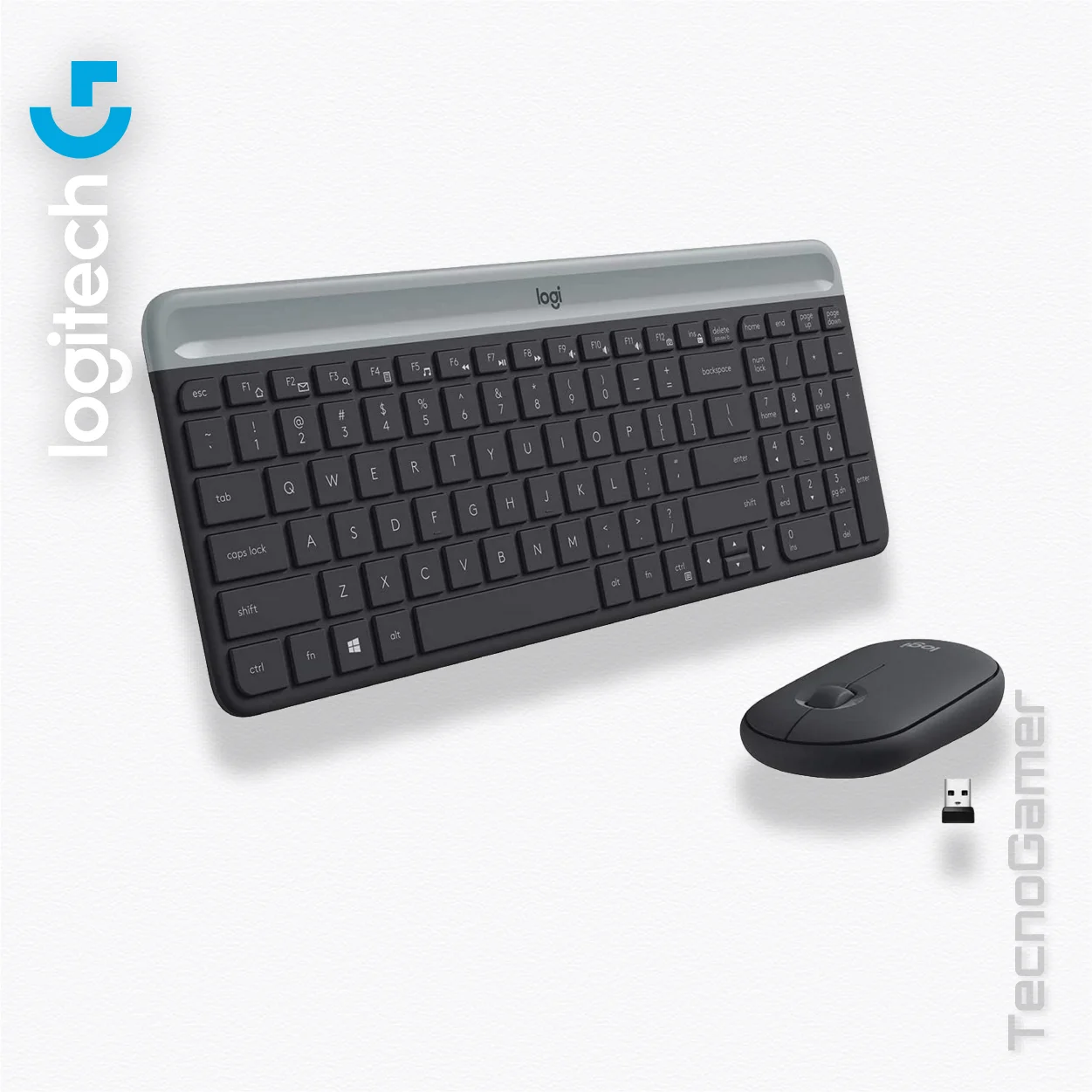 Combo Teclado LOGITECH MK470 Wireless (Teclado + Mouse) vista alternativa
