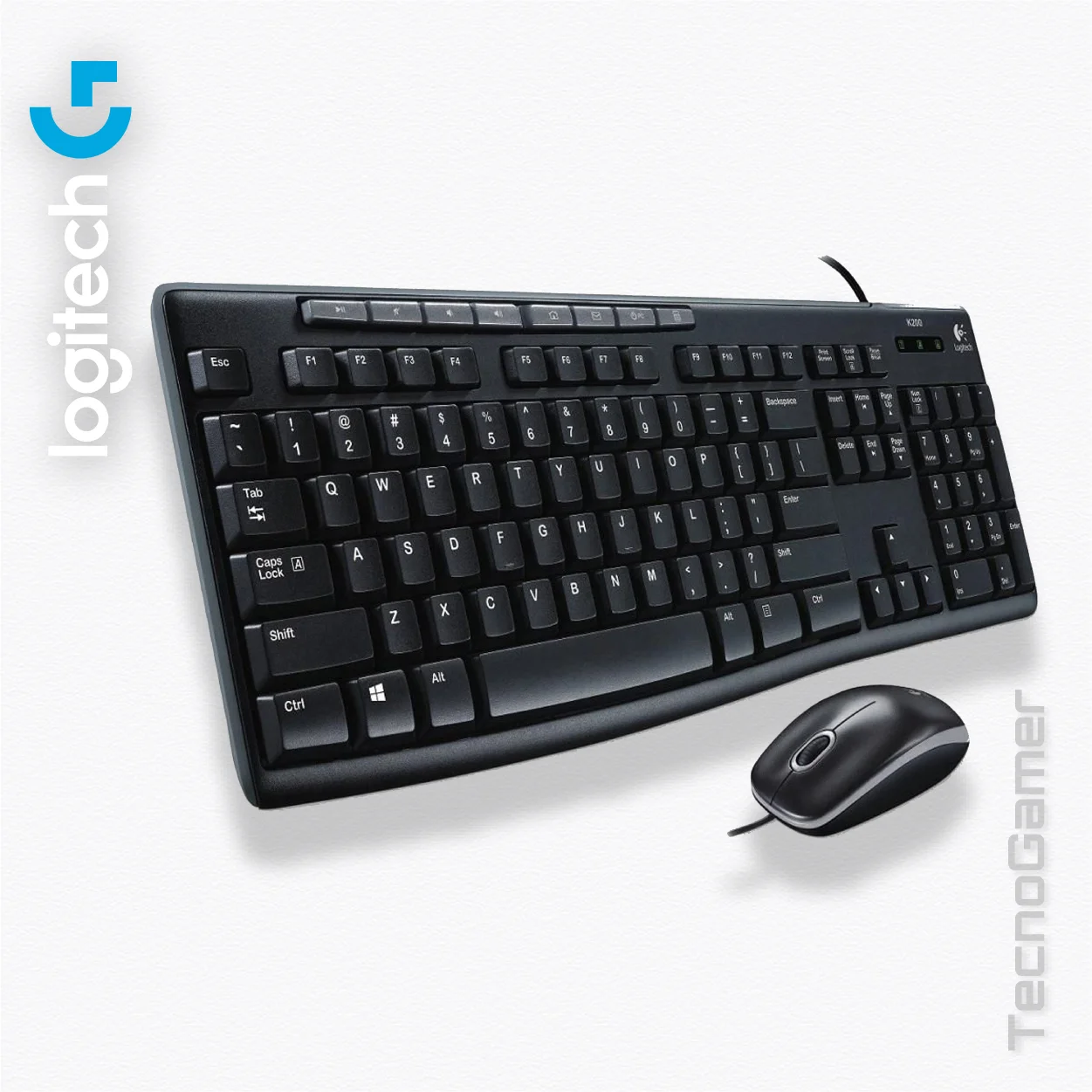 Combo LOGITECH MK200 (Teclado + mouse) en TecnoGamer Bolivia