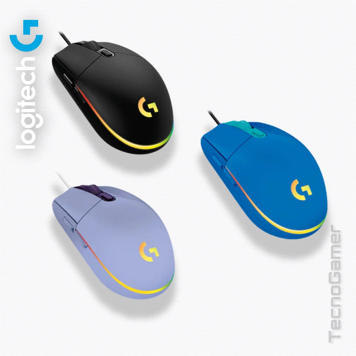 Mouse LOGITECH G203 Lightsync en TecnoGamer Bolivia
