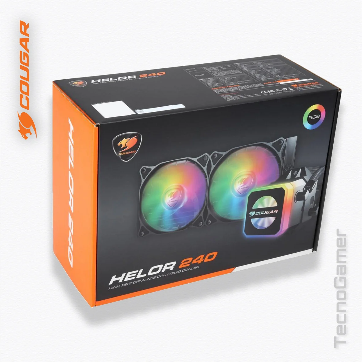 Refrigeración Líquida COUGAR HELOR 240 RGB - Image 3