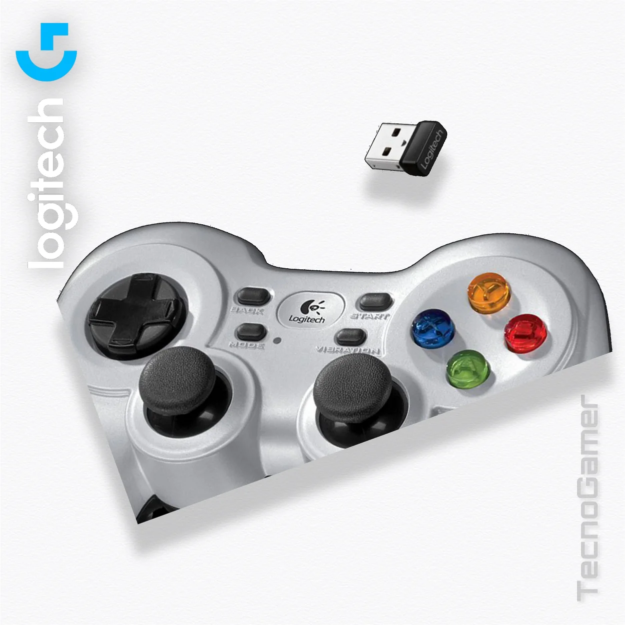Mando LOGITECH F710 vista alternativa