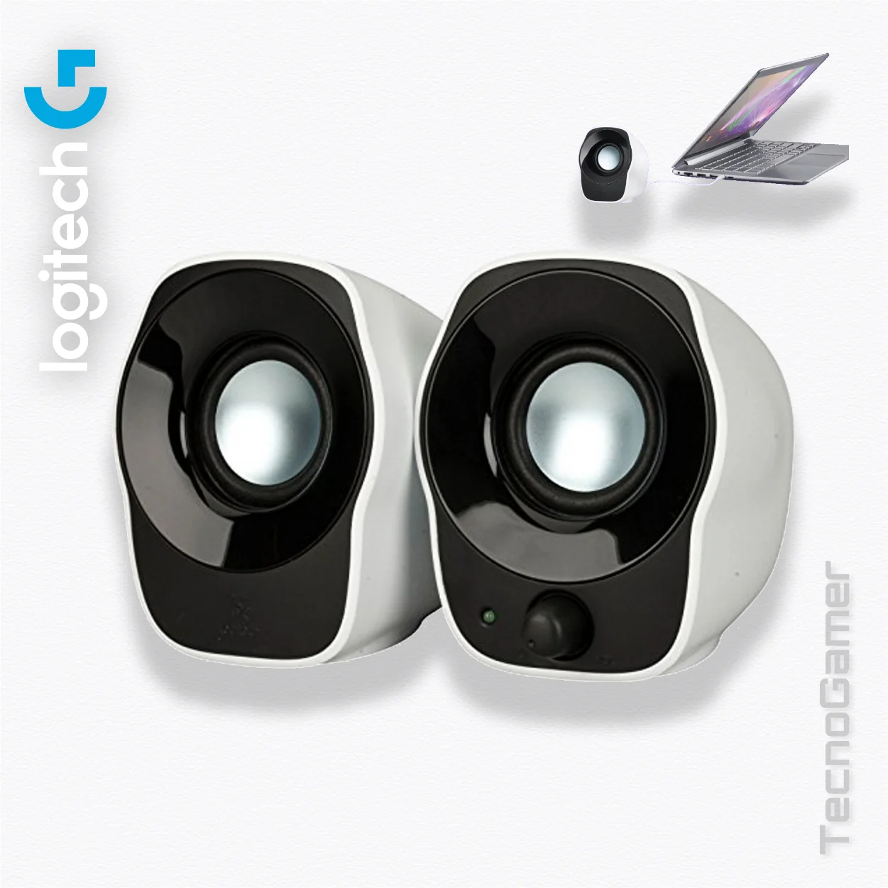 Parlante LOGITECH Z120 (2.0) Stereo USB Para PC 2w