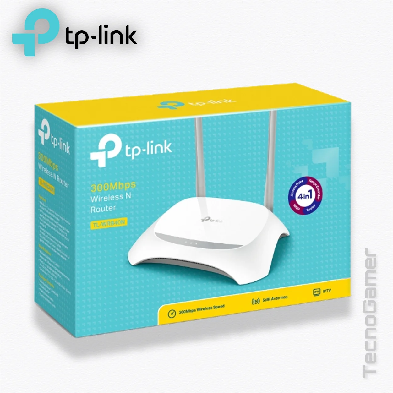 Router TP-LINK TL-WR840N inalámbrica 300Mbps - Image 3