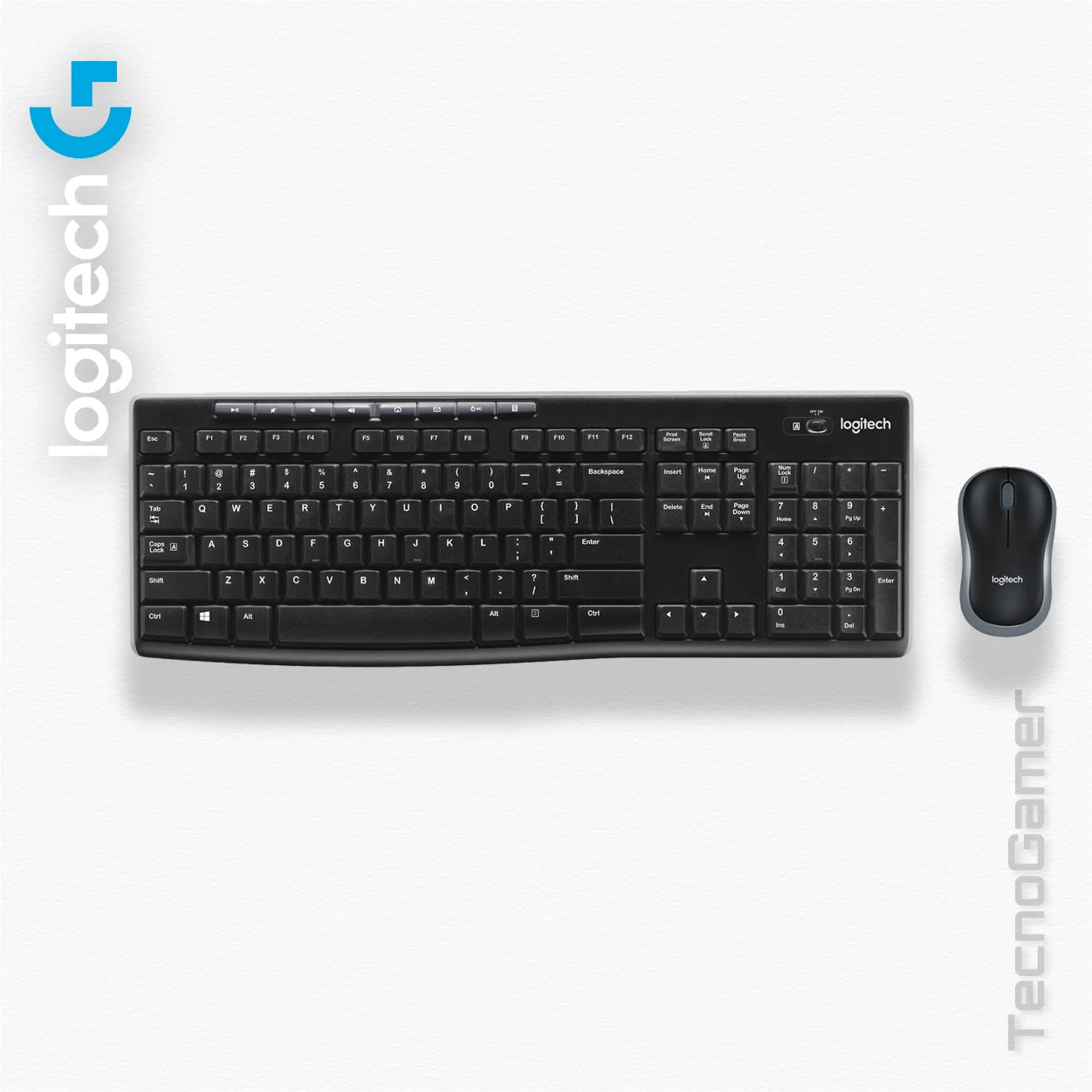 Combo LOGITECH MK270 WIRELESS (Teclado + Mouse) en TecnoGamer Bolivia