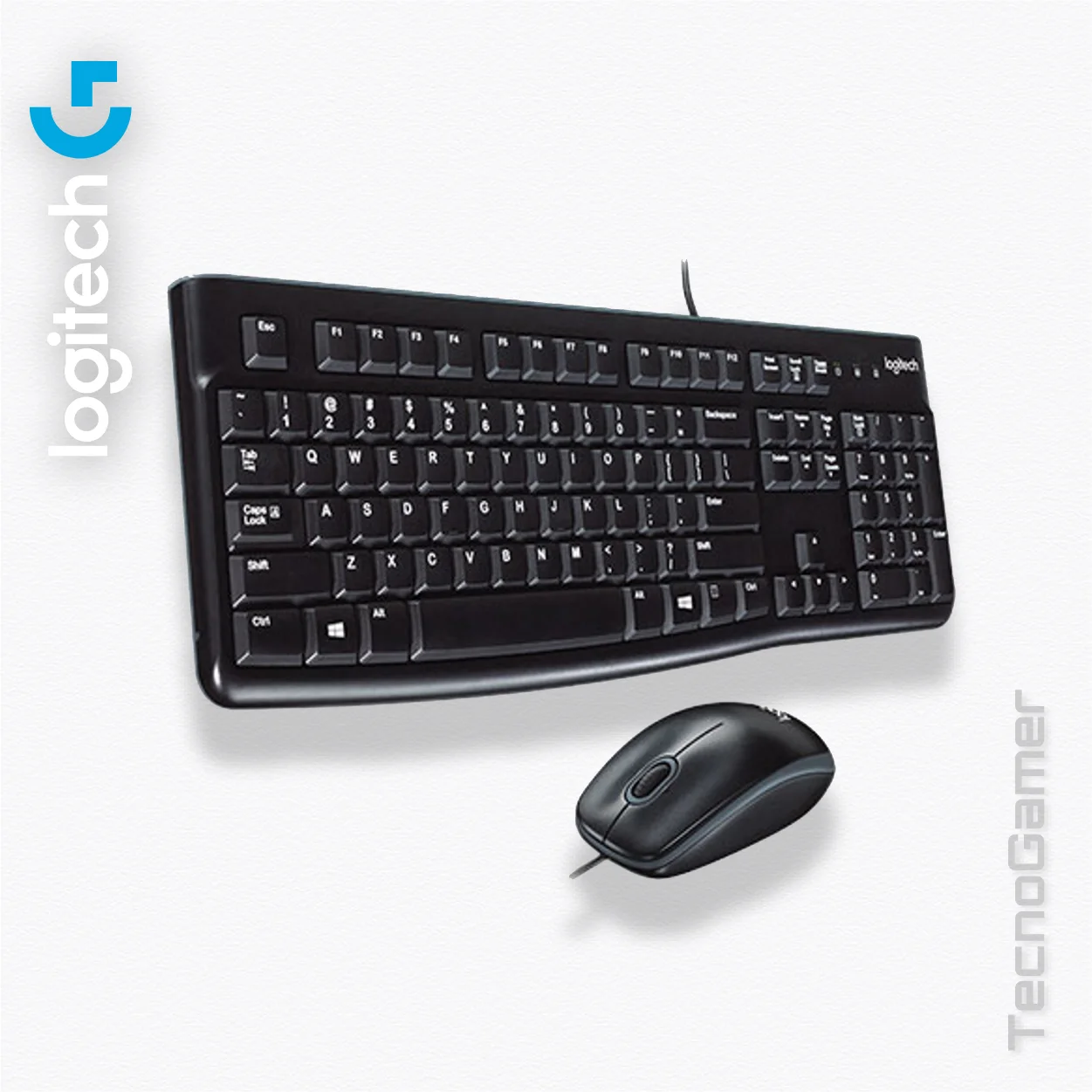 Combo LOGITECH MK120 en TecnoGamer Bolivia