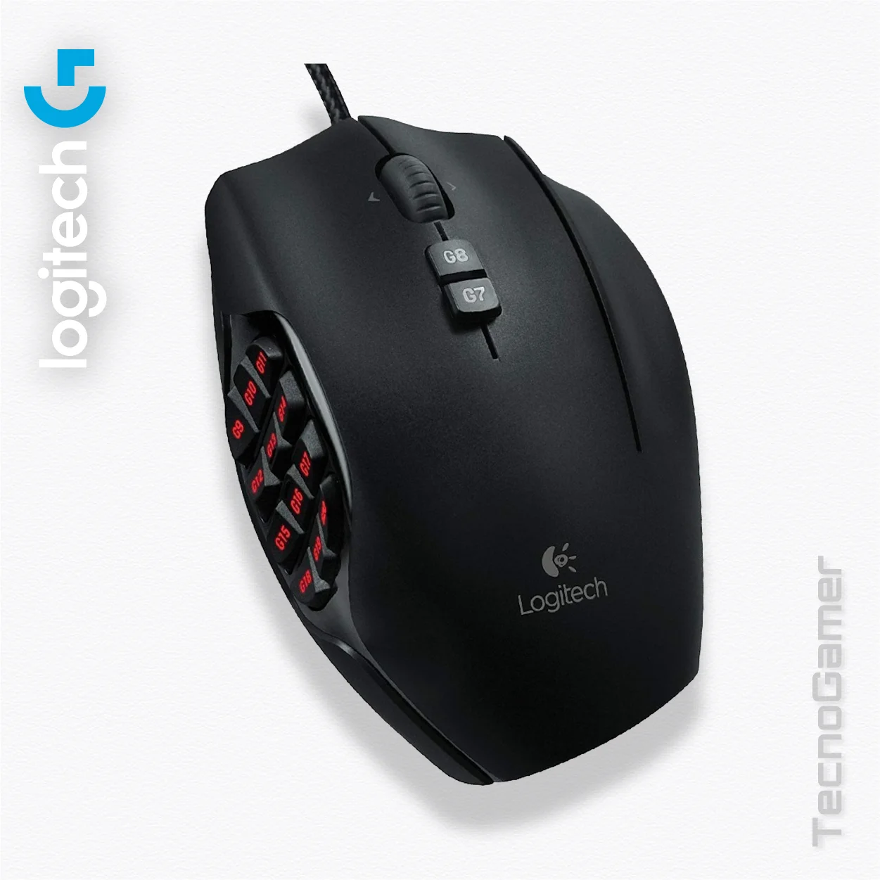 Mouse LOGITECH G600 12 Botones en TecnoGamer Bolivia