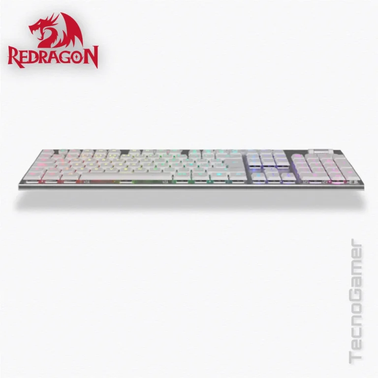 Teclado REDRAGON HORUS 100% BLANCO