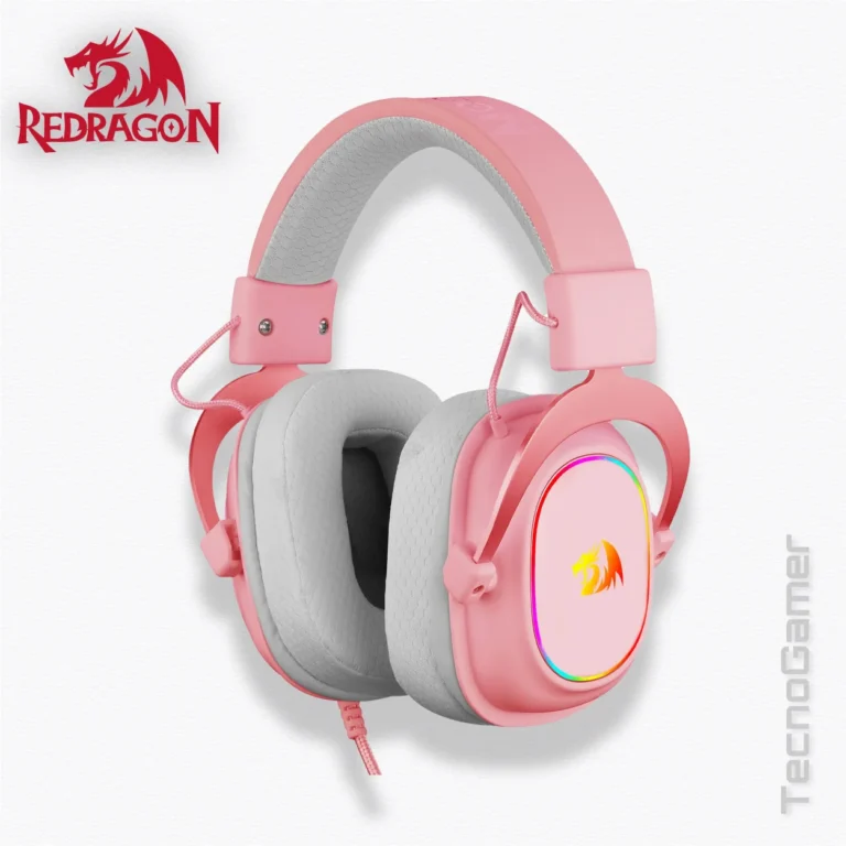 Audifono REDRAGON ZEUS X RGB PINK USB