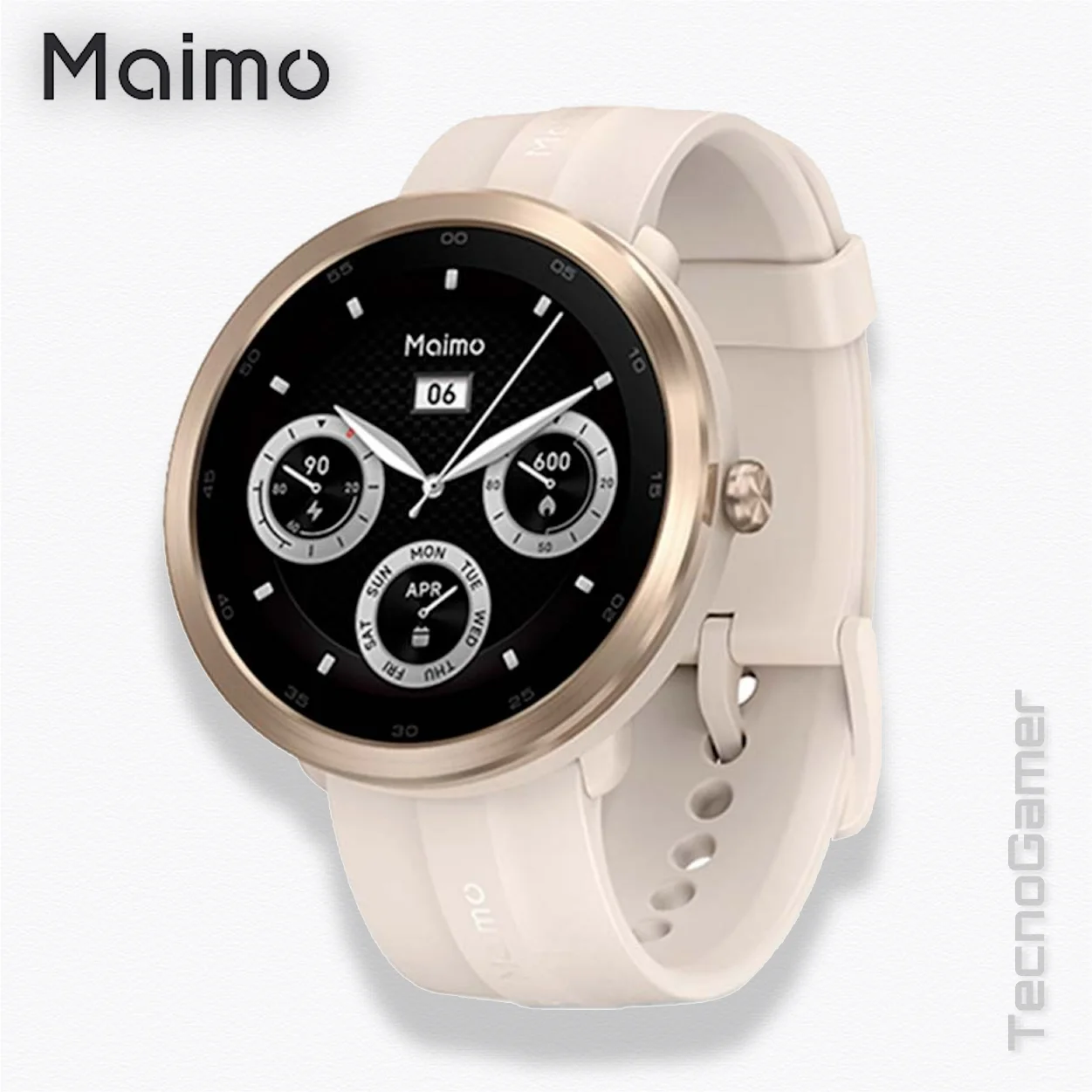 Reloj SmartWatch MAIMO Watch R (Black-Gold-Blue)