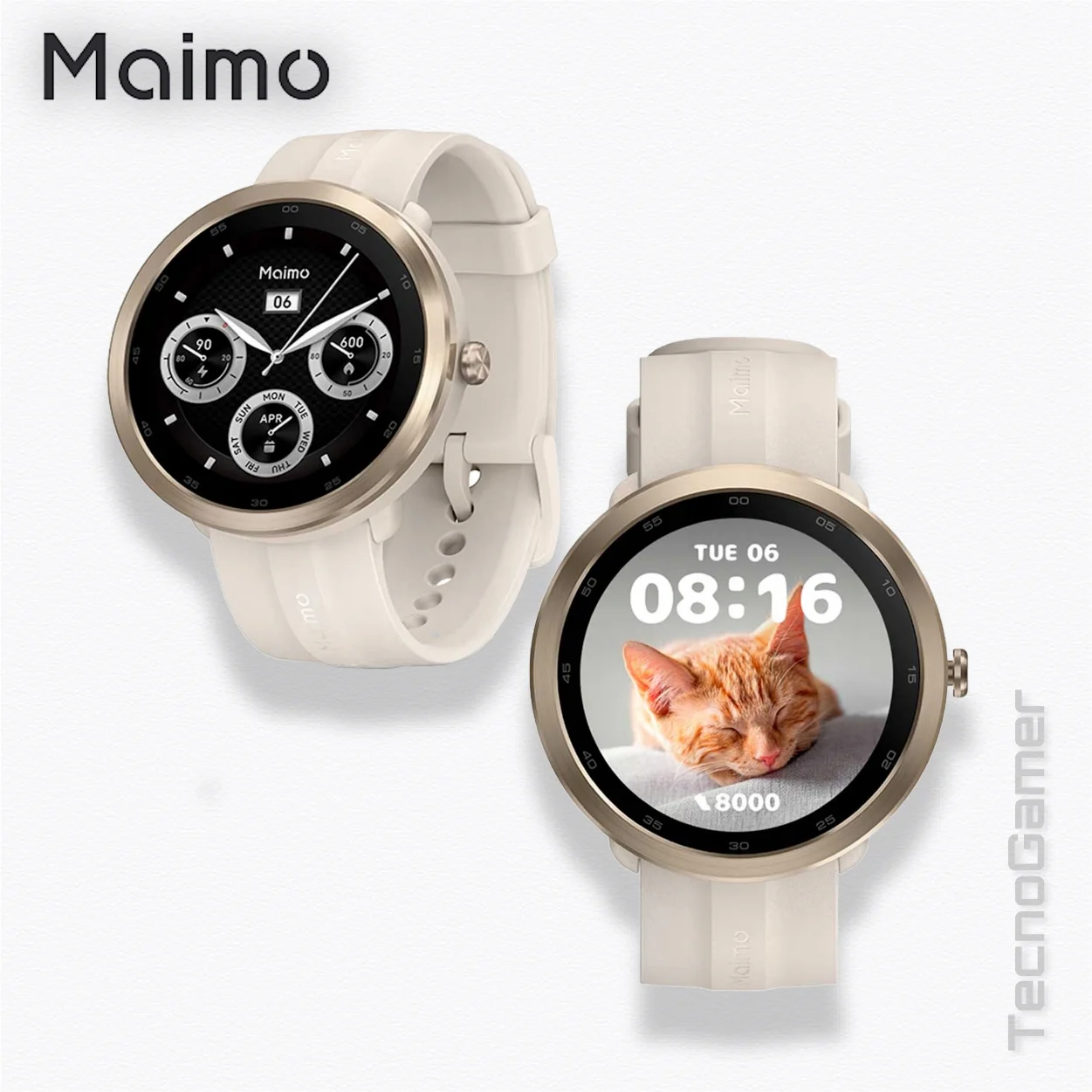 Reloj SmartWatch MAIMO Watch R (Black-Gold-Blue) - Image 4