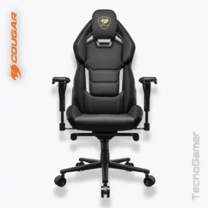 Silla gamer ergonómica con diseño profesional y respaldo reclinable