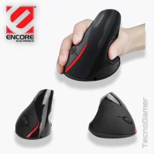Mouse ENCORE Vertical Ergonómico (DPI ajustable)