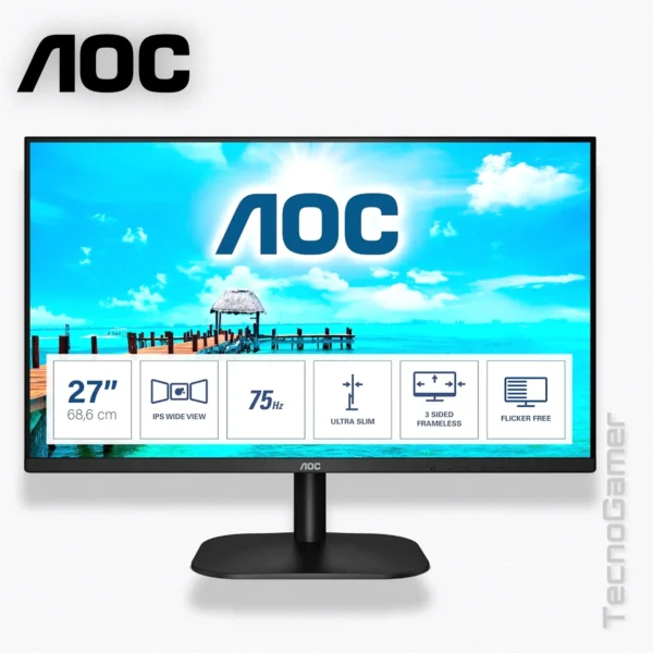 Monitor AOC 27B2H 27" 75Hz IPS FHD