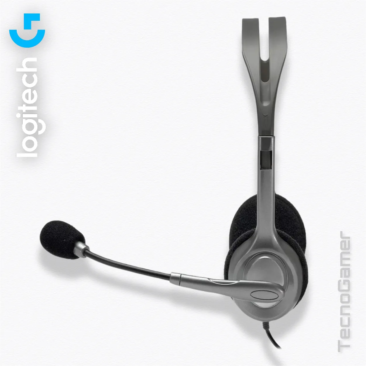 Audifono LOGITECH H110 C/microfono DUAL PLUG 3,5 vista alternativa