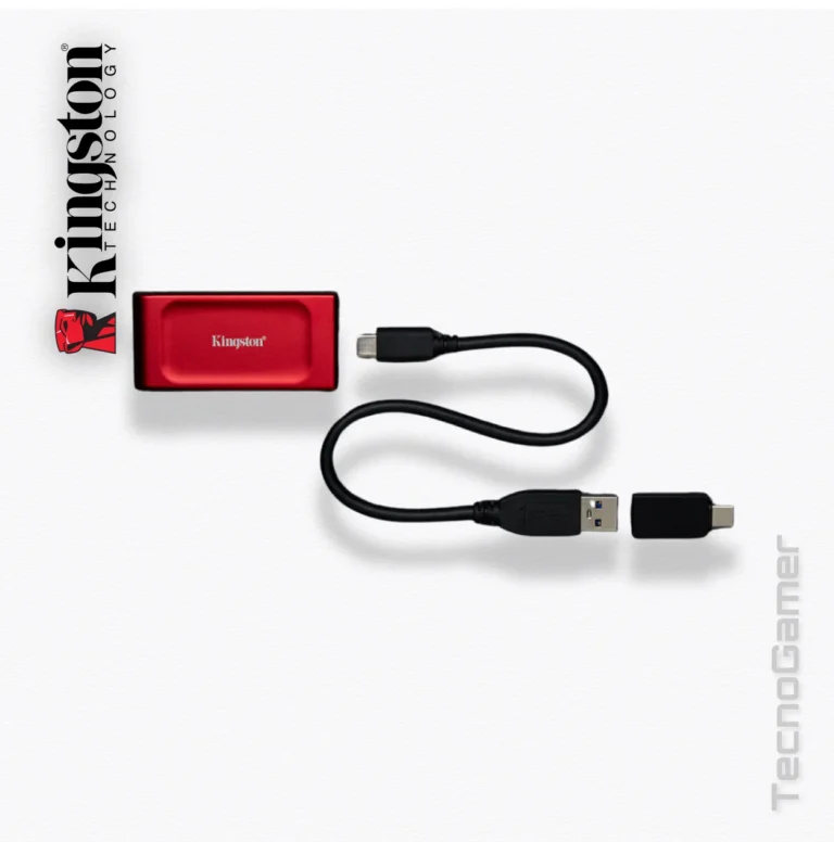Disco Solido Externo Kingston 1TB SATA  XS1000, SSD Externo.