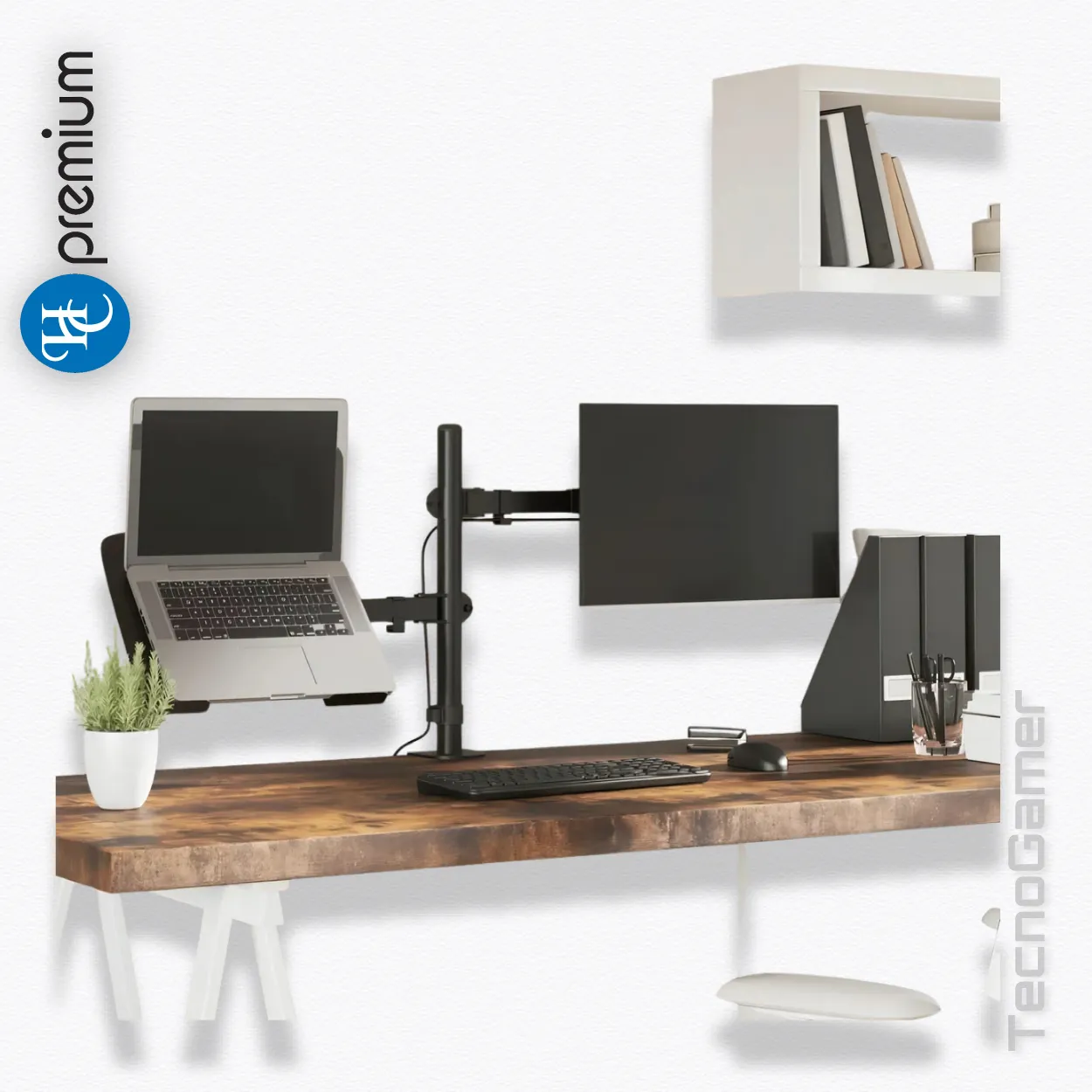 Soporte para monitor y laptop HC-premium de 13" a 27" pulgadas - Image 4