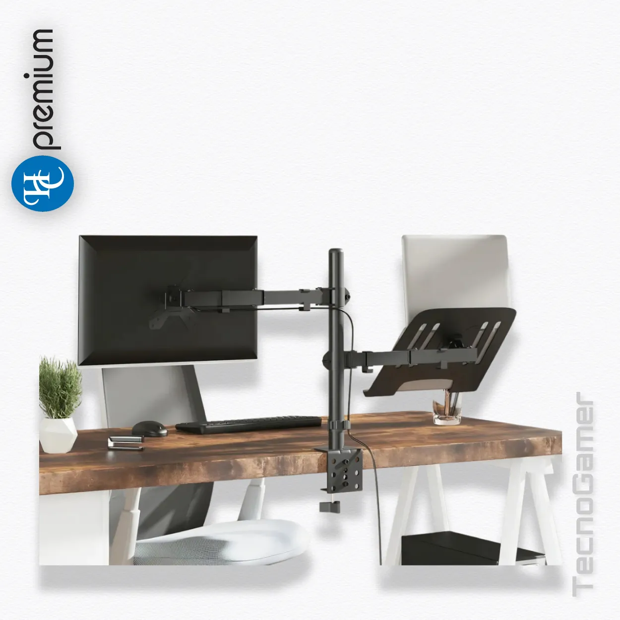 Soporte para monitor y laptop HC-premium de 13" a 27" pulgadas - Image 5