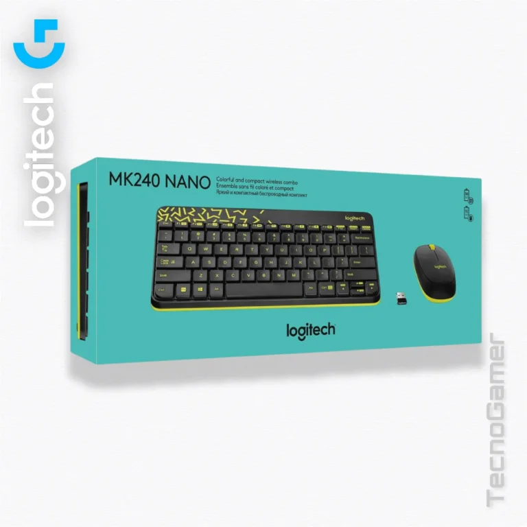 Teclado Combo Logitech MK240 - ingles
