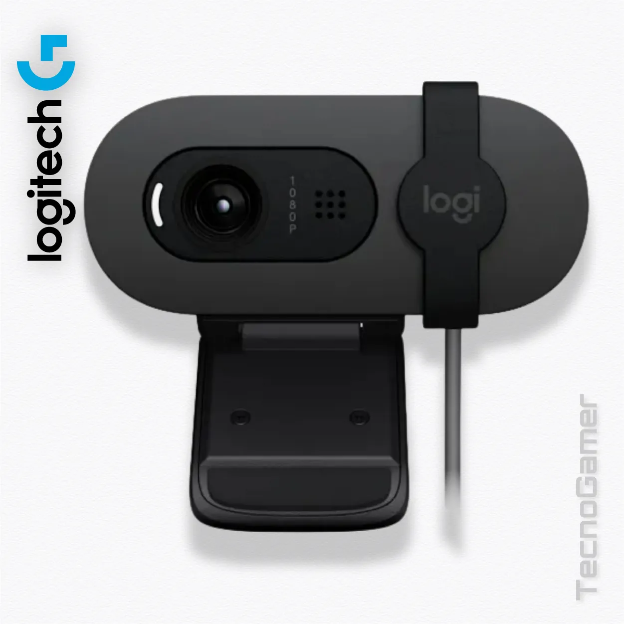 Cámara Web Logitech BRIO 100 FHD 1080p USB A en TecnoGamer Bolivia