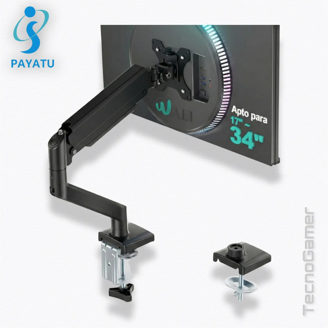 Soporte para MONITOR Onistek de 17" a 32" - 1 Brazo - Image 3