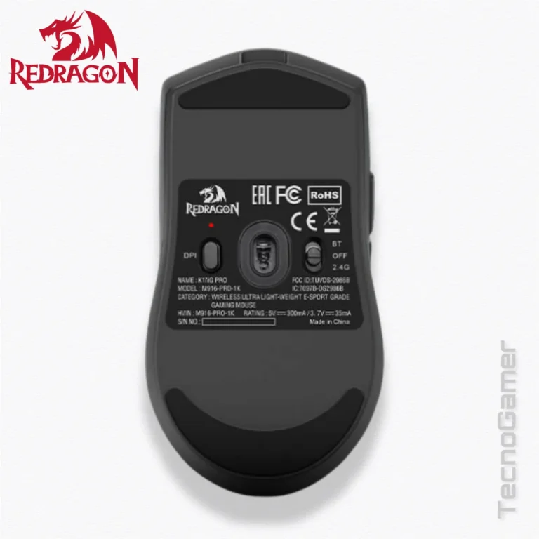 Mouse Redragon KING PRO 1K - M916 (triple conexión)