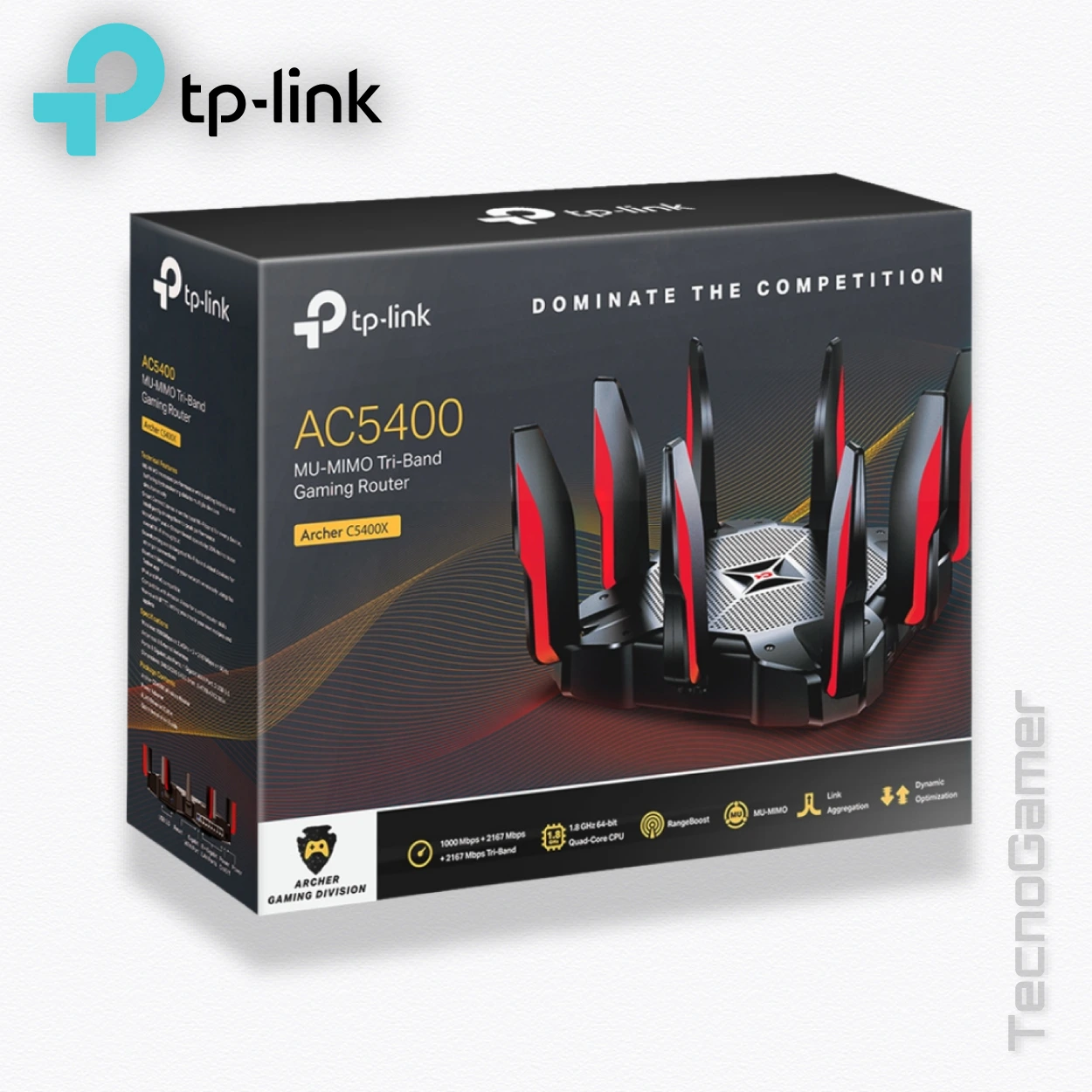 Router Tplink Archer C5400X tres bandas AC5400 MU-MIMO (Gaming) - Image 4