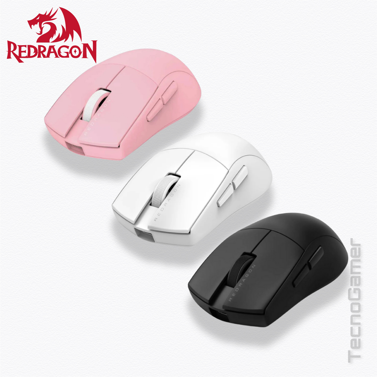 Mouse Redragon KING PRO 1K - M916 (triple conexión)
