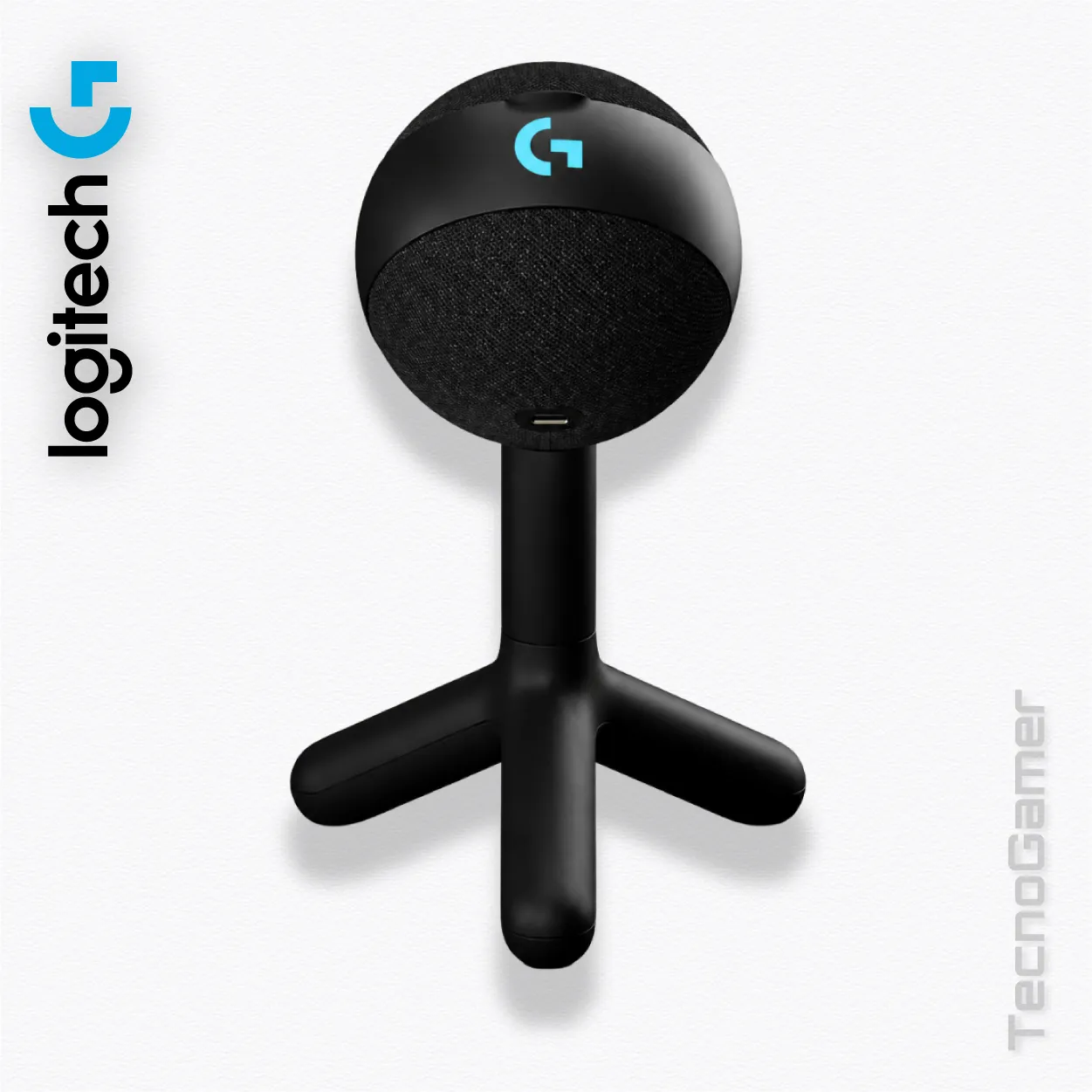 Microfono Logitech YETI ORB RGB CON LIGHTSYNC BLACK en TecnoGamer Bolivia