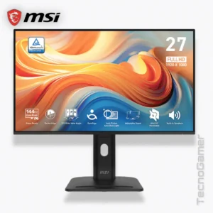 Monitor MSI PRO MP275PG E14 27" 144Hz IPS FHD con Pivot 90