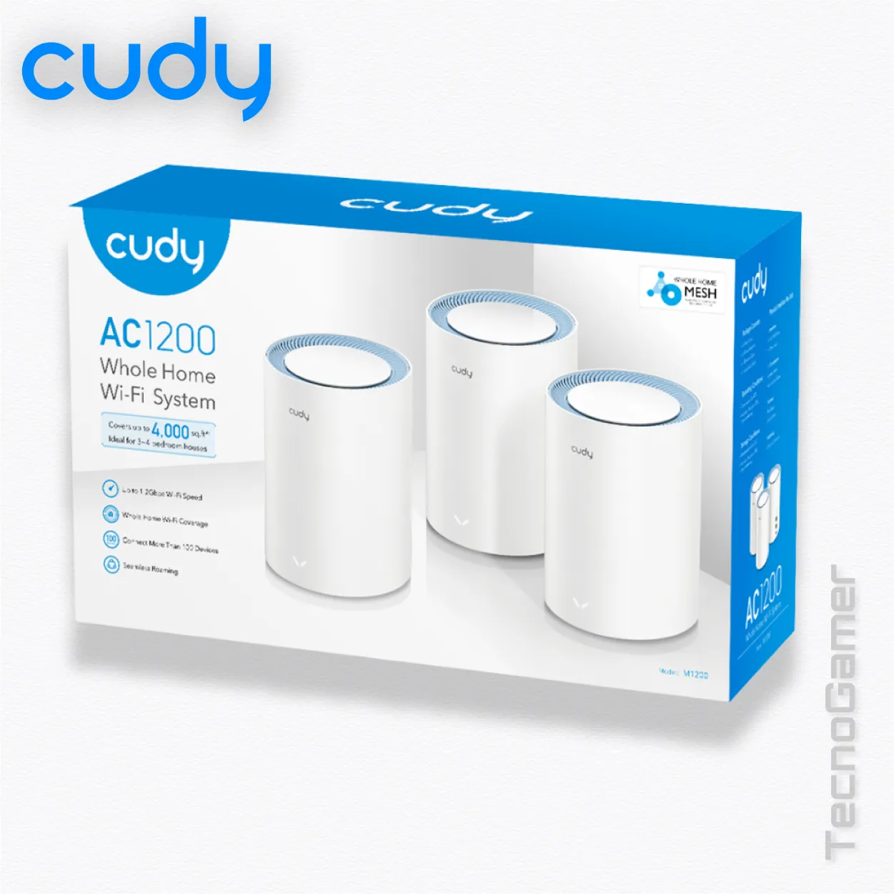 WiFi_Mesh CUDY AC1200,3-PACK,WHOLE HOME-MESH AC1200 - Image 3