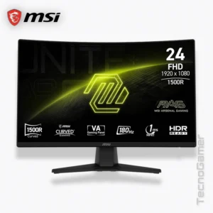 Monitor MSI MAG 242C 23.6" 180Hz VA Curvo FHD