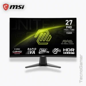 Monitor MSI MAG 276CXF 27" 280Hz Rapid VA Curvo FHD