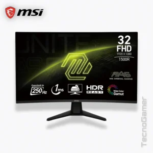 Monitor MSI MAG 32C6X 31.5" 250Hz VA Curvo FHD