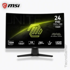 Monitor MSI MAG 242C 23.6" 180Hz VA Curvo FHD