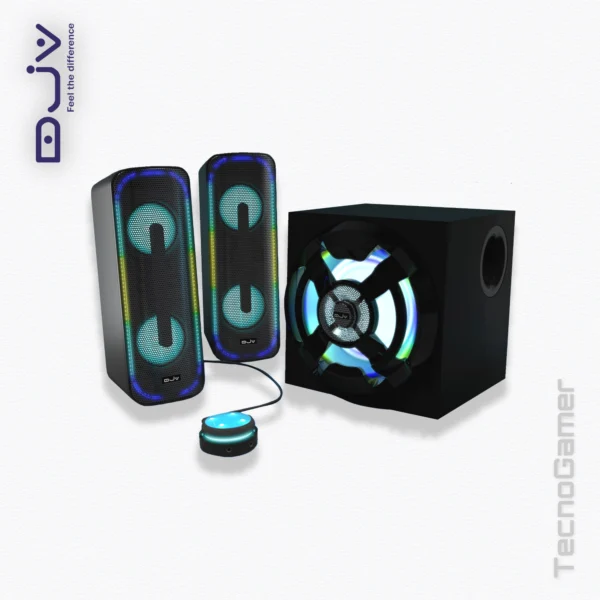 Parlante DJV D960 RGB 2.1 - 90w