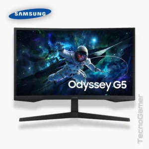 Monitor Samsung Odyssey G5 G55C LS32CG552ENXZA 32" 165Hz VA Curvo 2K